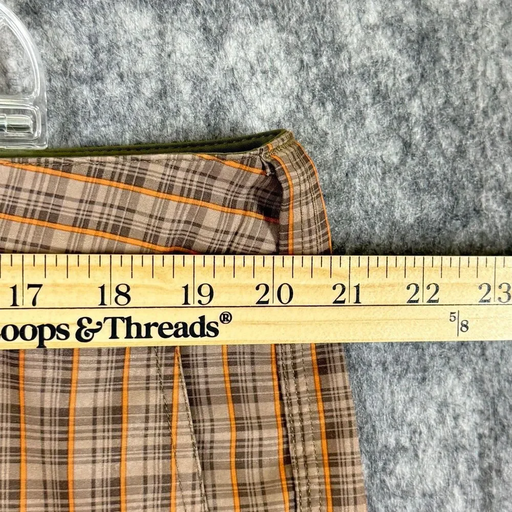 North Face Shorts Mens 38 Plaid Chino Shorts Lightweight Quick Dry Pockets